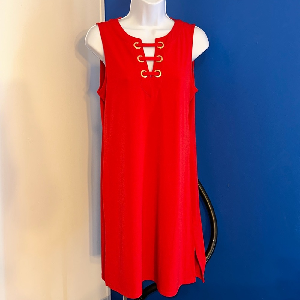 Women’s size small Michael Kors, red dress, NWT
